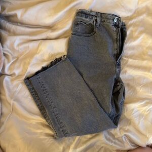 Abercrombie & Fitch Ultra High Rise Gray Jeans